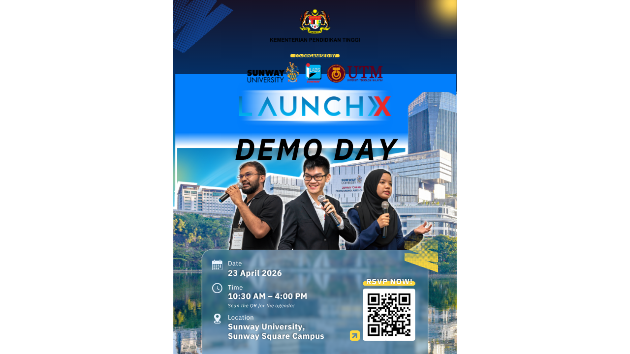 LaunchX 2025/2026 Demo Day: Where Innovation Meets Opportunity 🚀